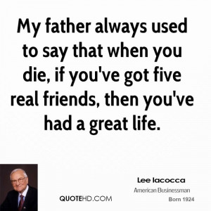 Lee Iacocca Life Quotes