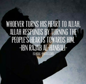 turn to allah the world will follow you