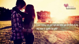 love to look into your eyes