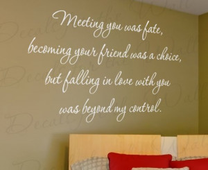 Fate Loving Beyond My Control - Love Bedroom Family Wedding Marriage ...