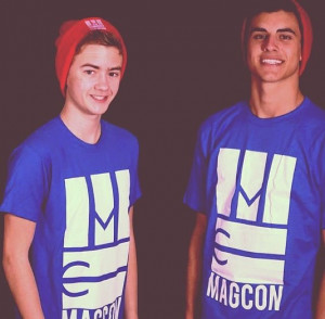 Jack & Jack modeling merch