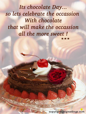 Happy chocolate day To All My Friends