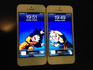 matching Dragon Ball iPhone backgrounds