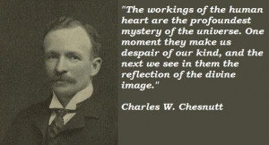 Quotes by Charles W Chesnutt