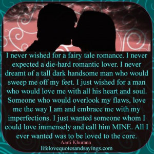 Never Wished For A Fairy Tale Romance..