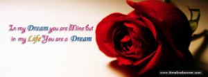 Red Rose Quotes Facebook Timeline Cover