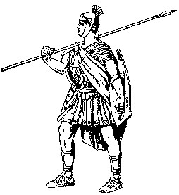 Roman Soldier Drawing Roman soldier.