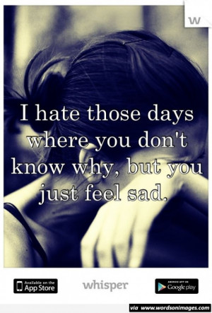 Cute feeling sad short quotes