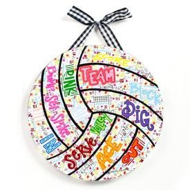volleyball wall hanging, HATE VOLLEYBALL, great idea for basketball ...