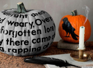 Painted Halloween Pumpkin Decorations