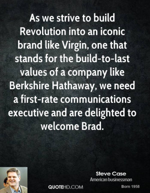 an iconic brand like Virgin, one that stands for the build-to-last ...