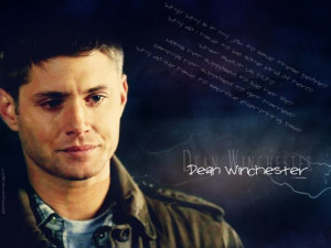 Supernatural sad Dean.