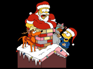 simpsons christmas merry christmas from the the simpsons at christmas