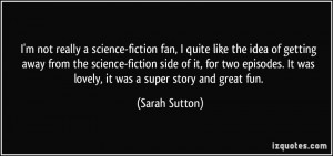 not really a science-fiction fan, I quite like the idea of getting ...