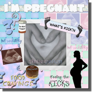 pregnancy scrapbook