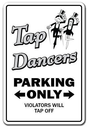 TAP DANCERS ~Sign~ dance tapping music elegant gift