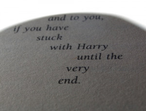 book, deathly hallows, fan, harry potter, quote