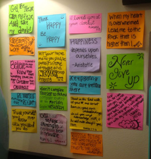 ... Quotes, Sticky Note Locker, Inspirational Quotes, Sticky Note Quotes