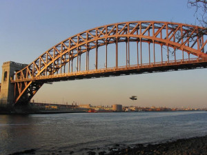 New York's bridge was opened in 1917, and J.J.C. Bradfield used that ...