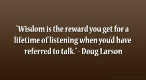 Doug Larson Quote