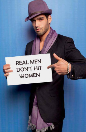 ... Actors Latest Photoshoot for ‘Real Men Don’t Hit Women’ Campaign