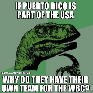 Philosoraptor Question’s Puerto Rico Having Their Own Team Meme