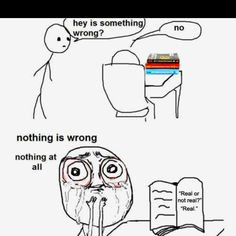 This is totally me! I've been so bummed out since I finished ...