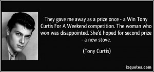TONY CURTIS QUOTES image quotes at BuzzQuotes.com
