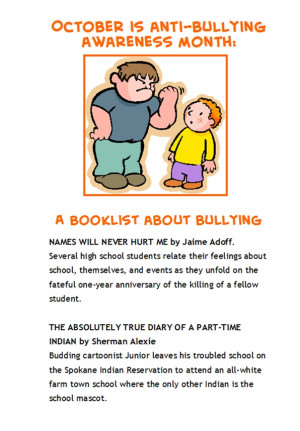 Bullying Awareness Month Quotes And Thoughts About
