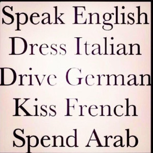 Speak English, Dress Italian...
