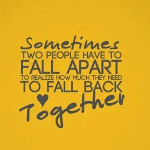 Fall back together
