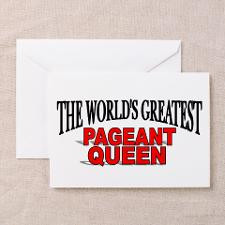 Pageant Queen Greeting Cards