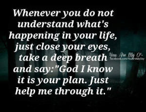 Whenever you don't understand ...