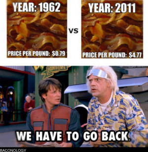Bacon back to the future
