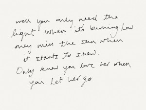 Let Her Go Passenger Quotes