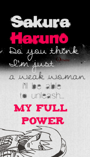 Sakura Quotes Sakura haruno, ch.