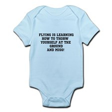Funny Aviation Quotes Baby Bodysuits