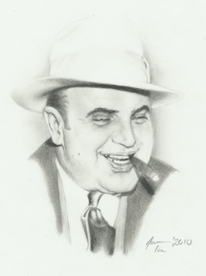 Al Capone Portrait Tattoo Picture At Checkoutmyink