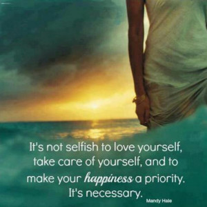 Necessary > selfish