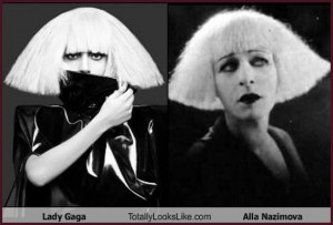 Was Early Gaga Inspired by Alla Nazimova?