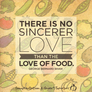 We love food! #quote