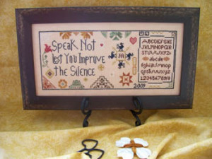 Quaker Silence - Cross Stitch Pattern