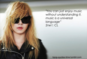 kpop-quotes-time:“You can just enjoy music without understanding it ...