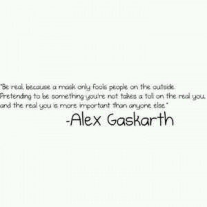 Great quotefrom alex gaskarth