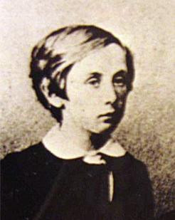 Francis Jeffrey Dickens as a child