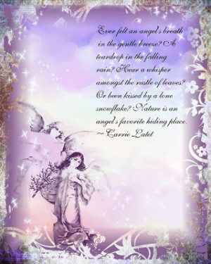 ... comforting guardian angels posted some wonderful angel quotes and