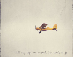 Pilot Inspirational Quote Photo Propeller Plane Aircraft