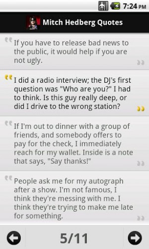3000 jokes and funny quotes by 80 famous comedians like Mitch Hedberg ...