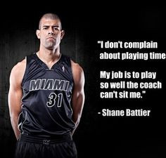 Earn you Playing Time - Shane Battier More