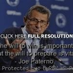 ... quote, famous joe paterno, quotes, sayings, success, meaningful quote